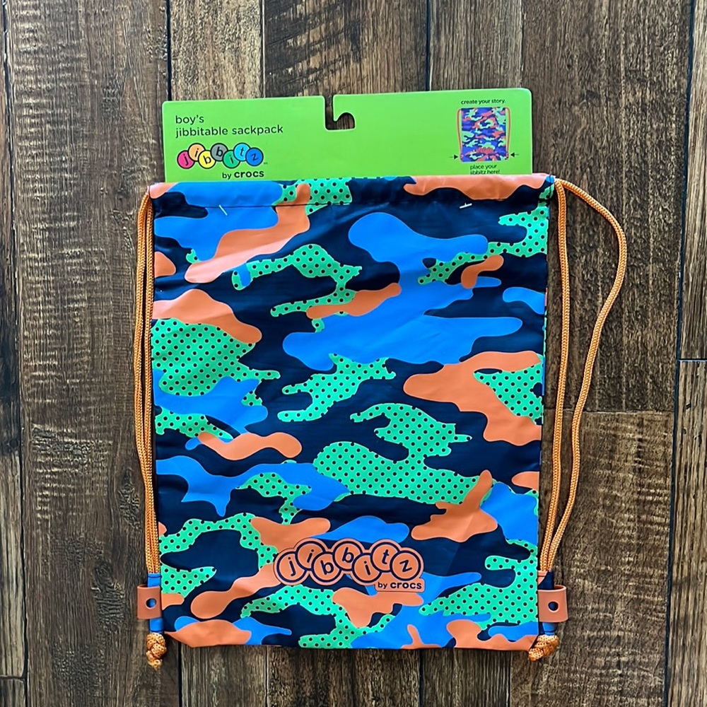 Boys jibbitable sackpack/ drawstring backpack